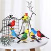Electric Simulation Bird Toy With 3 Standing Base Sound Motion Simulation Bird Interactive Toy Movable Mouth Head Fake Bird Toy