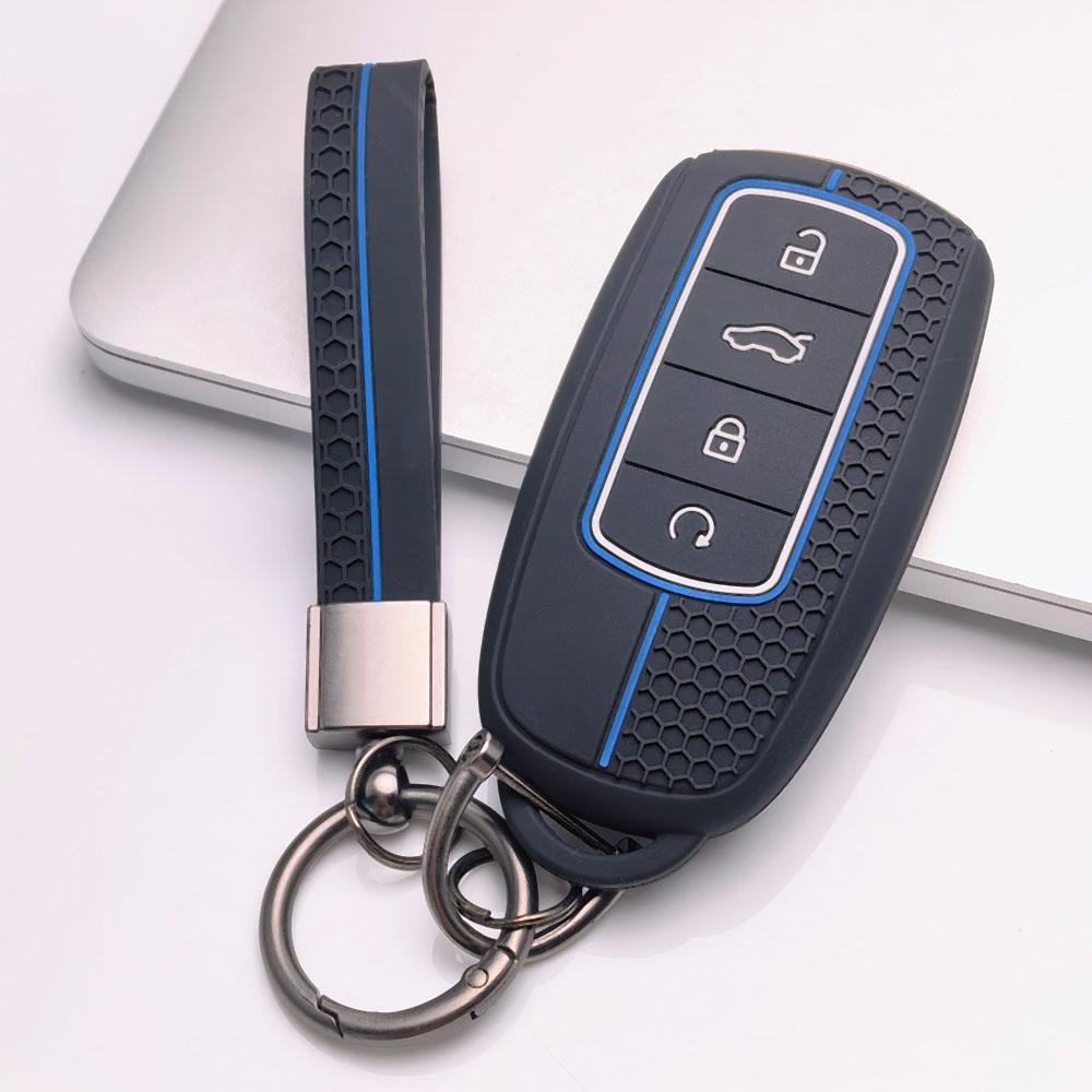 Silicone Key Fob Cover keychain for Chery Tiggo 8 Pro Tiggo 7 Pro Omoda C5 Arrizo 8 for Exeed TXL TX LX VX Anti-Scratch Guard Shockproof