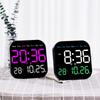 Wall-mounted Electronic Wall Clock Temperature Display Table Clock Digital LED Clocks  for Bedroom