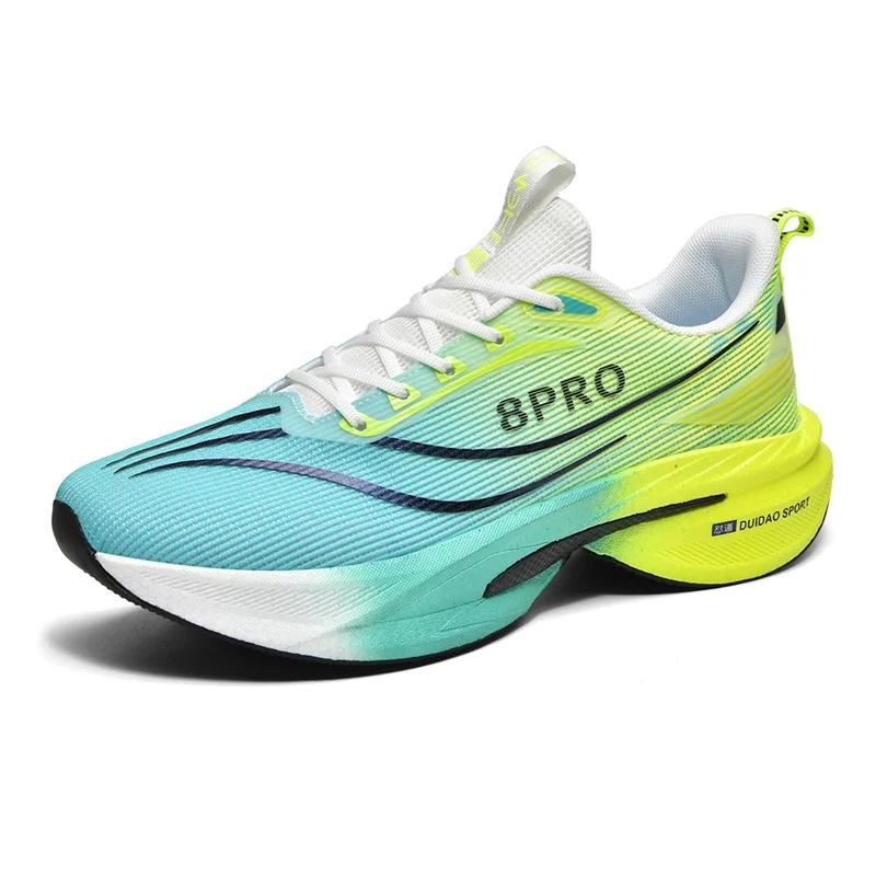 Men Sports Running Shoes Breathable Laced Lightweight Sports Shoes Men Comfortable Wear-resistant Anti-slip Casual Men Shoes