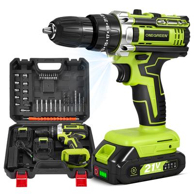 25+3 Torque Electric Impact Drill 2 Gear Adjustable Cordless Electric Screwdriver Power Tool For Makita 21V Battery Pin