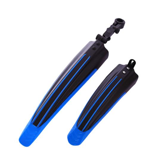 2-teiliges stilvolles Mountainbike-Fahrrad-Vorder-Hinten-Kotflügel-Set aus Kunststoff