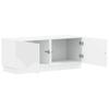 TV Cabinet White Engineered Wood