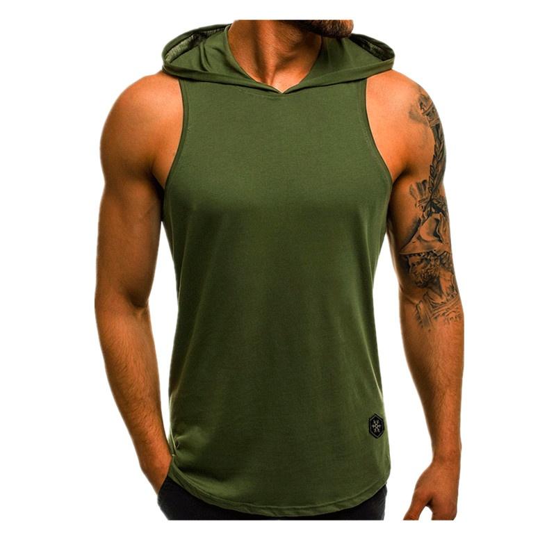 Men's Summer Fashion Sports Vest, Slim and Breathable Sleeveless Vest