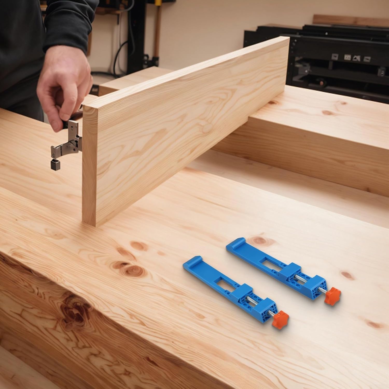 

Регулируемая направляющая для режущего станка, направляющая для режущего станка, зажимы для позиционирования циркулярной пилы(1 шт) 1Pcs