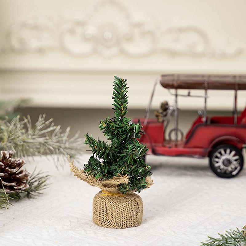 

15/20/30/40 см Рождественская елка Настольное украшение Мини Рождественские елки для украшения дома Подарок на год Рождество 15cm