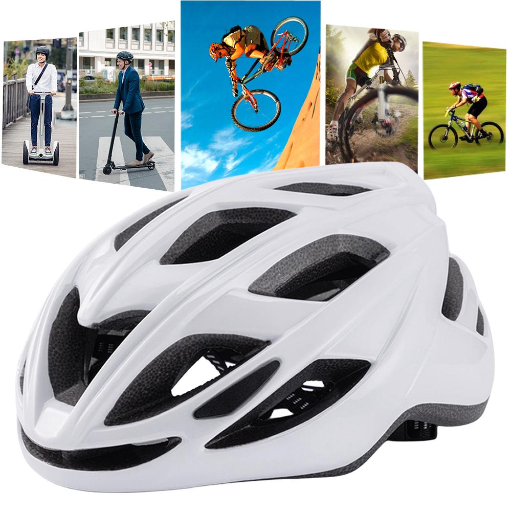 Bike Helmet Safety Racing Helmets Breathable Integrally-Molded Bicycle Helmet Lightweight 19 Vents for Skateboard Balance Bike