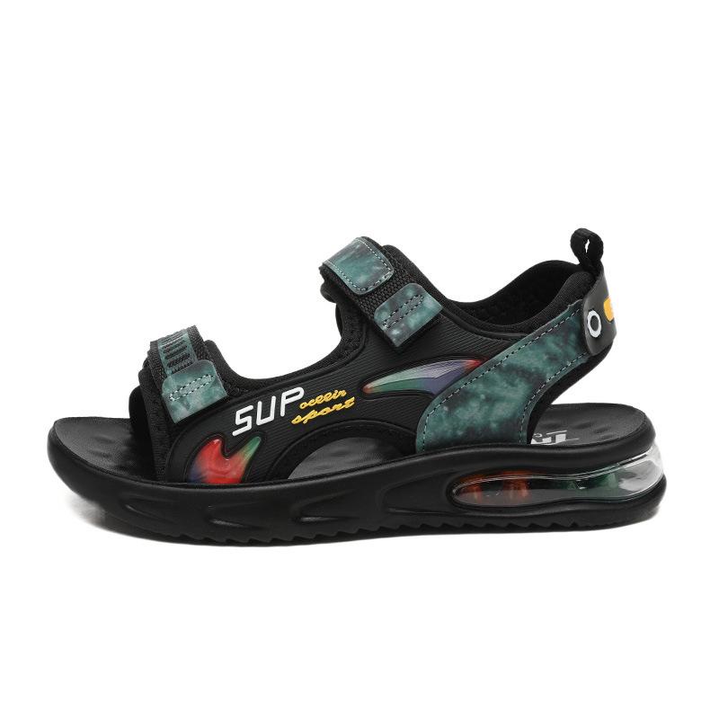 Tide Beach Classmate Middle School Summer Boys Soft Sole New Beach Shoes Air Cushion Children's Sports Sandals Children's Year Cool