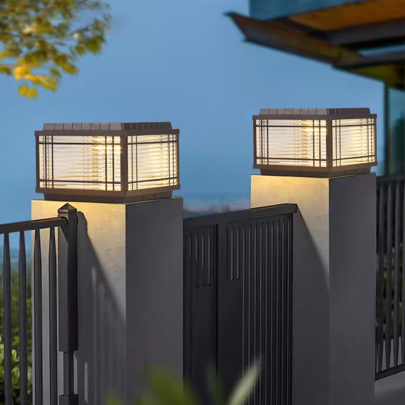 UOSU Outdoor Wired Square Post Light