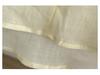 Cămașă Endi pentru Femei, Galben Deschis, Decolteu în V, cu Volane, Șireturi, Broderie cu Mărgele, din Ratin