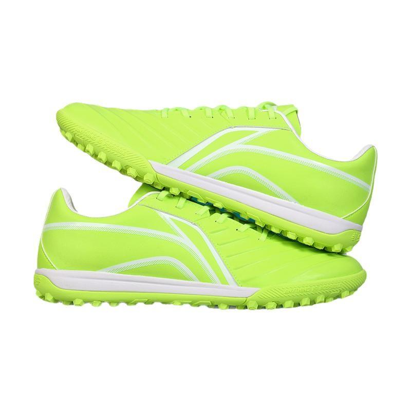 Li Ning Jin Fashion Comfortable Versatile TF (Rubber Studs) Indoor Artificial Turf Non-Slip Wear-Resistant Soccer Shoes Men Soccer Shoes YSTT031-3