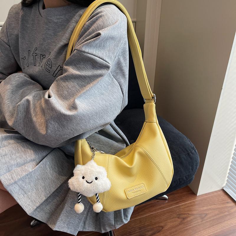 Fashion Bag Women's New Versatile Solid Color Shoulder Messenger Bag