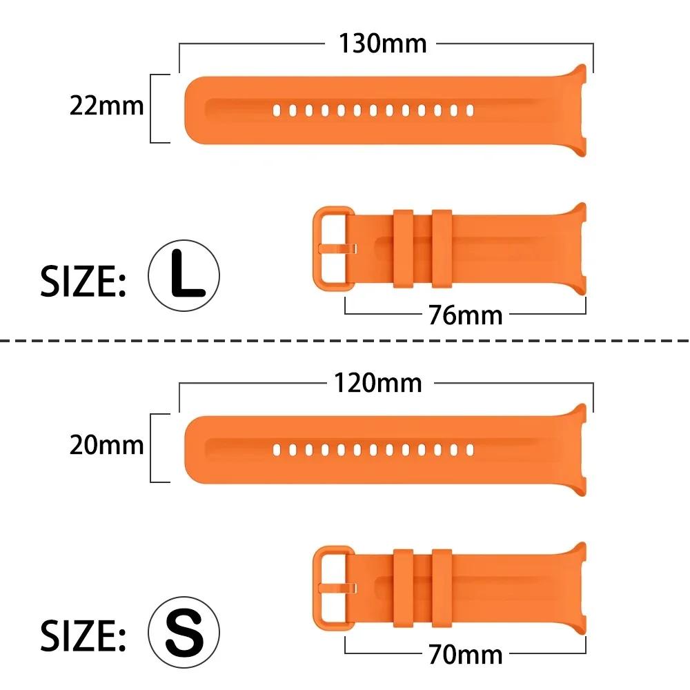 Official 1:1 Silicone Strap For Samsung Galaxy Watch 9 8 40mm 44mm Comfortable Bracelet For Galaxy Watch 8Classic 46mm Accessory