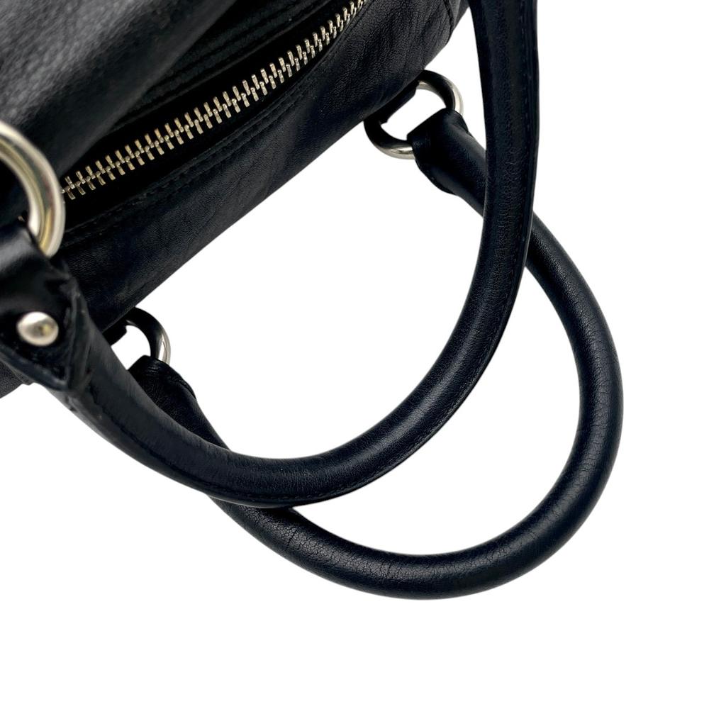 Used COACH 2-Way Handbag/Shoulder Bag Ashley Ashley Leather SatchelHandbag black leather Women