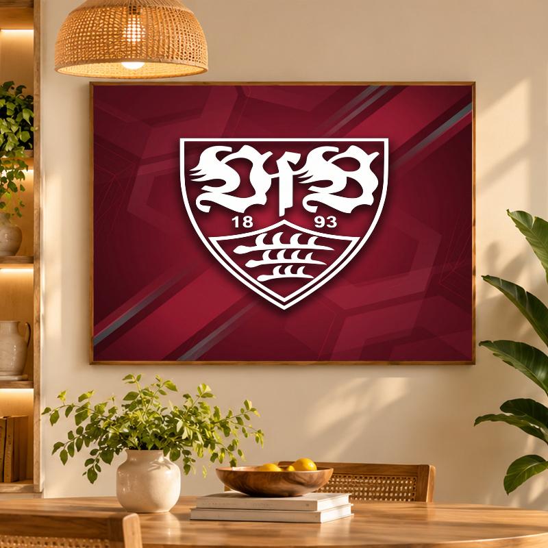 5D Diamond Painting VfB Stuttgart DIY Full Drill Diamond Art Kit Home Decoration