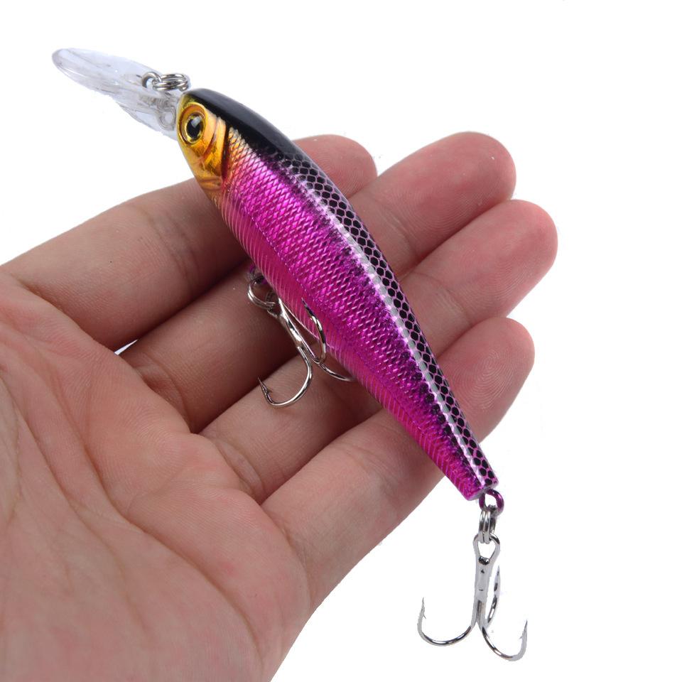 

Рыболовная приманка с 3D глазом гольяна Isca, искусственная бионическая приманка, 10 см, 9,4 г, искусственная приманка, имитирующая твердые приманки Rapala Wobbler 1#