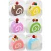 Soft Rollback Cake Fridge Magnets Convenient Storage with Magnetic Design Ideal for Family Gatherings for Whiteboards