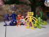 Rainbow Friends Anime Figuur Set Roze Blauw Monster Model Cartoon Karakter Beeldje Taart Decoratie Ornamenten Speelgoed voor Kinderen