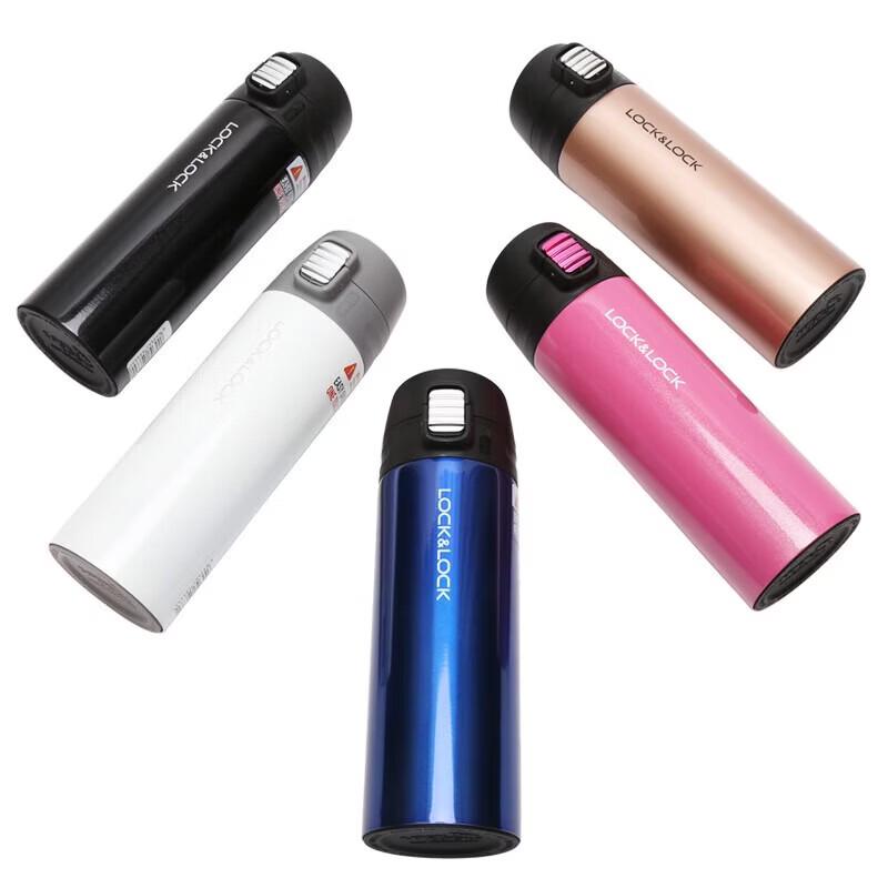 

LOCK&LOCK 390ml Stainless Steel Thermos with Pop-Up Lid