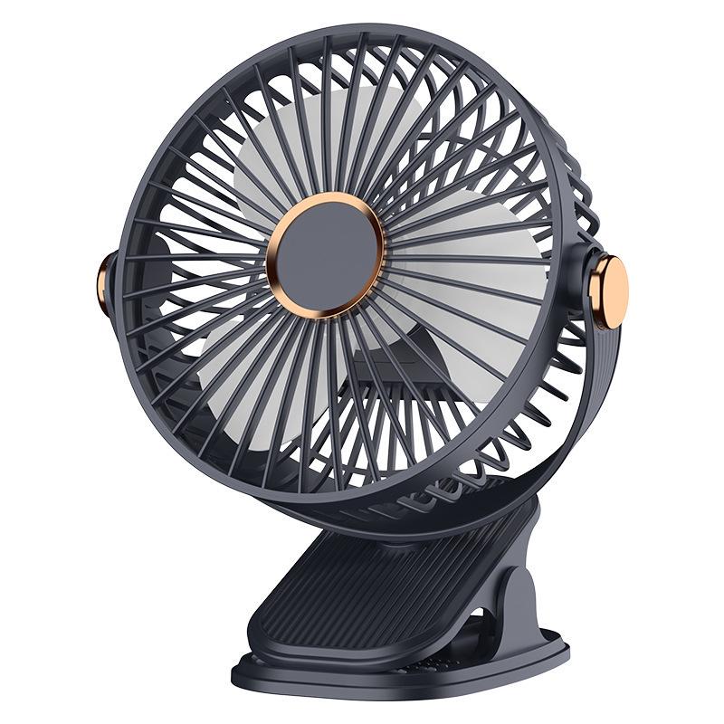 

USB Clip-On Desktop Fan, 6-Inch Wall-Mounted Electric Fan for Dormitory, Camping & Outdoor Use 205x170x130mm