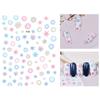 Colorful Christmas Nail Art Sticker - Snowflakes