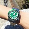 Citizen Promaster Light Powered Quartz Movement Stainless Steel Strap Watch Men's Watches Green BN0158-85X