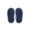 Nike Court Borough 2 Low Comfortable Low Top Skateboard Shoes Blue White Infant And Toddler BQ5453-107
