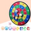 Cloth Dart Board Target Number Sports Game Toys Cartoon Sticky Ball Toy Baby Care Supplies