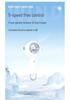 USB Rechargeable Portable Mini Fan with Hook for Students & Outdoor Use