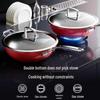 Maybarre Enamel Coated Stir-Fry Pan