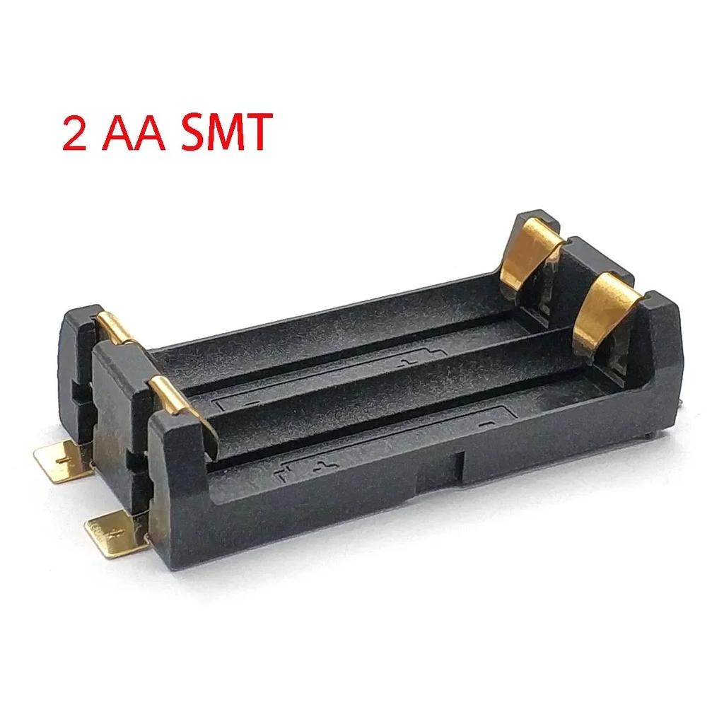 High Quality 1 2 3 AA Battery Box SMT SMD THM 1 2 3 AA Battery Holder Battery Box 14500