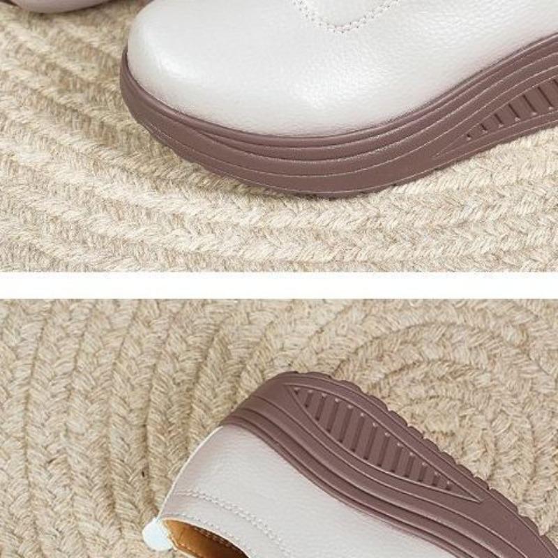 Rocking shoes women's platform autumn new versatile muffin soft sole not tired feet casual shoes mother dancing single shoes
