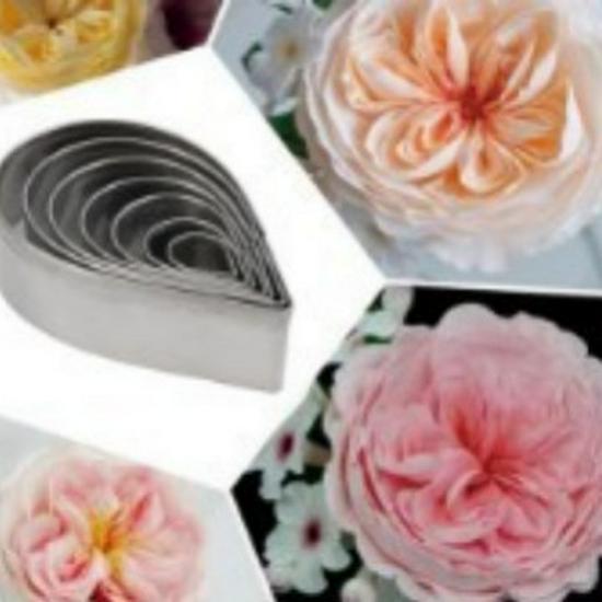 Petal Stainless Steel Cookie Cutter & Baking Molds Set