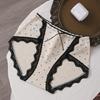 Plus Size Female Vintage Polka Sexy Lace Lace Color Cotton 10A Antibacterial Cotton Extended Crotch Panties