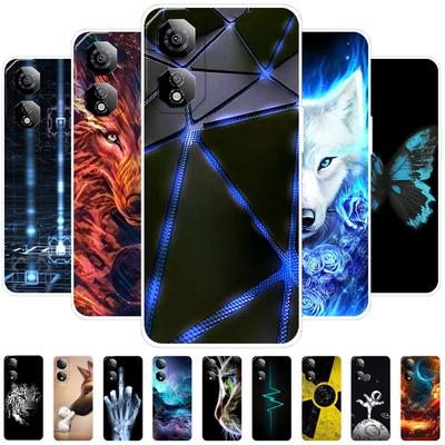 Pro ZTE nubia Neo 2 Průhledný obal Z2352N Kreslený Cool Silikonový kryt na telefon Pro Nubia Neo 5G 8150N Transparentní Měkký TPU Chránič