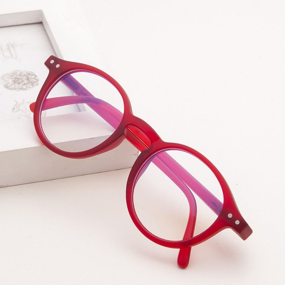 New Fashion Anti-blue Light Glasses Kids Round Frame Computer Glasses Vintage Boys Girls Protection Eyeglasses