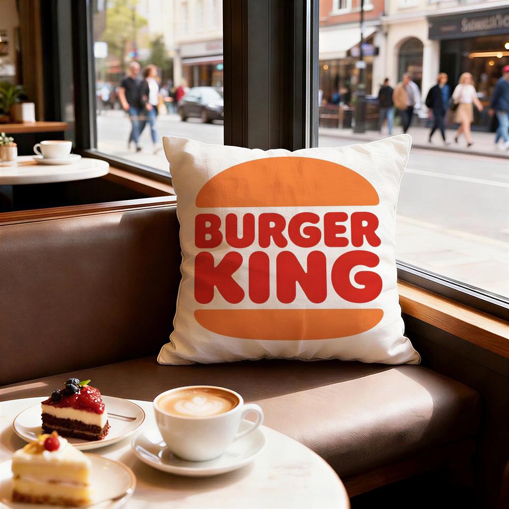 Brand Burger King Cushion Cover Decorative Cushions Covers Cover Sofa X Pillow  Piece X X Pillowcase