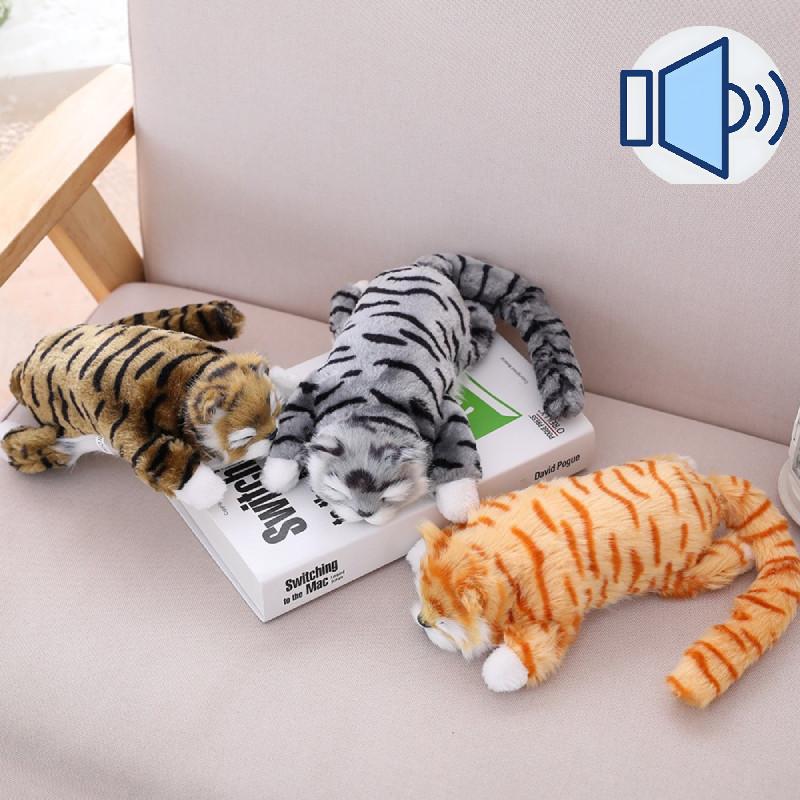 Rolling Cat Plush Toy With Music And Sound For Kids Playroom Entertainment