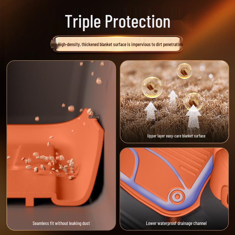 2026 Hongqi S9 TPE Floor Mats: Full Set Interior Carpet for Five Seats