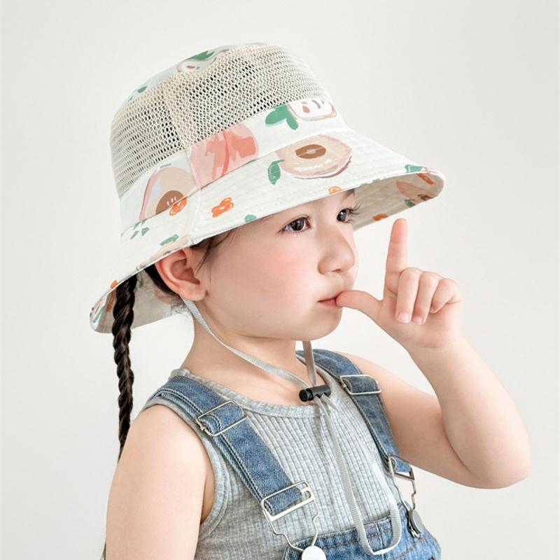 Lightweight Foldable Childrens Sun Hat Sun Protection Wide Brimmed Outdoor Beach Hat