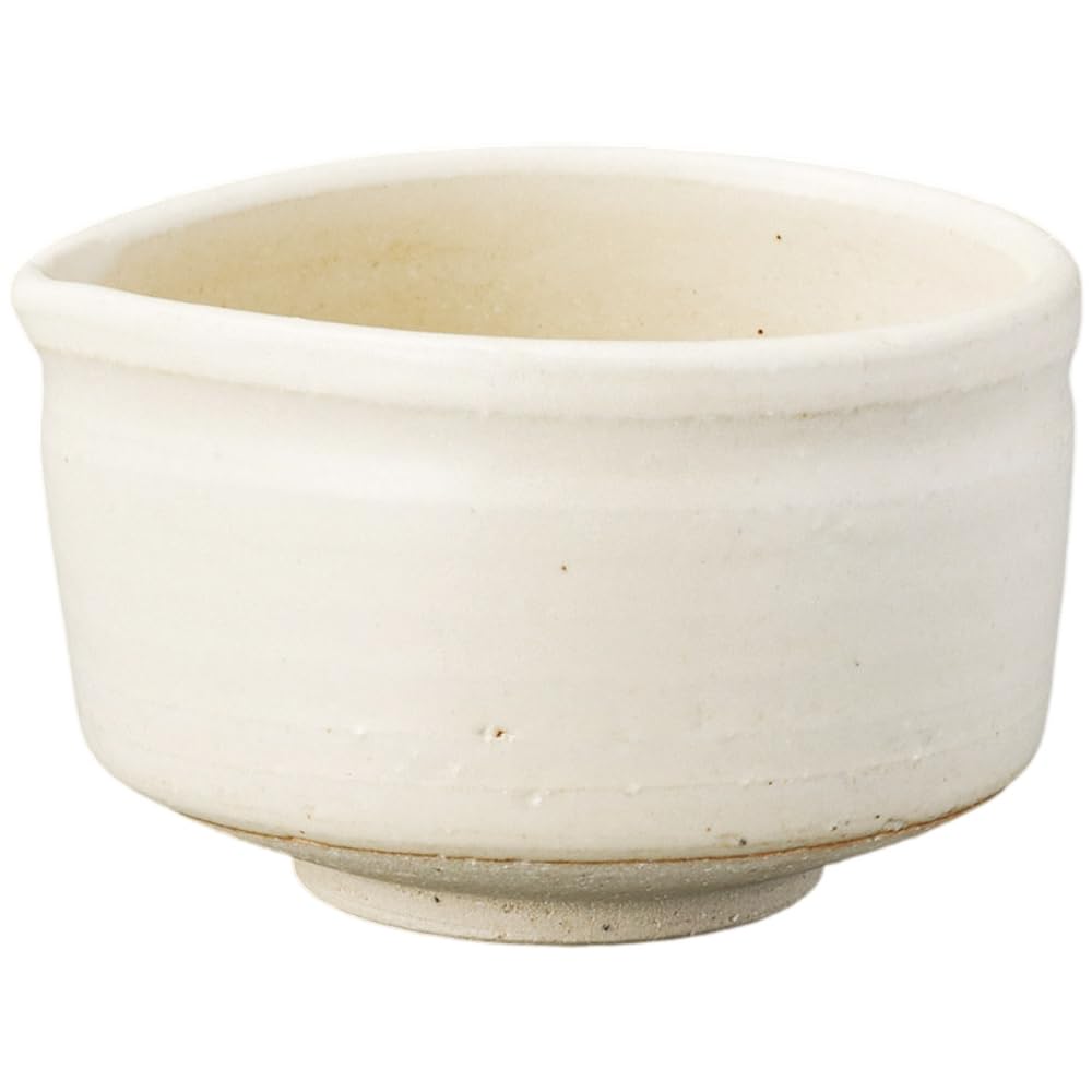 

Matcha x 11 x White Neroli Katakuchi Matcha Mino Ware Made in Japan Ale-net Bowl, 11.5 7.5cm (H), Bowl, Pottery,