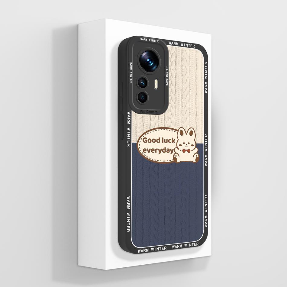 For Xiamoi 12T Pro Phone Case Elegant-Butterfly Soft Liquid Silicone Camera Protection Back Cover For Mi 12T 12 T 12TPro Funda