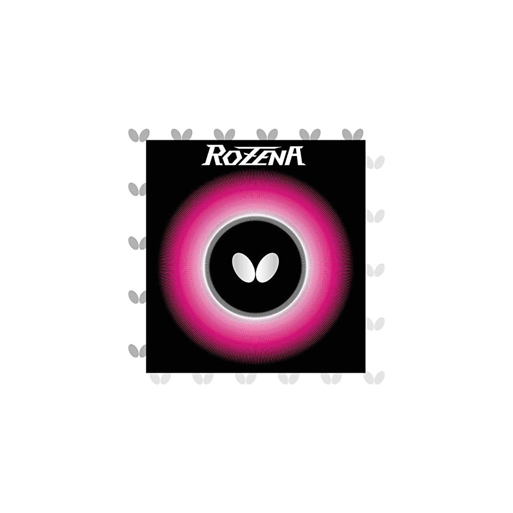 Butterfly Rozena Table Tennis Rubber 06020 Black Thick