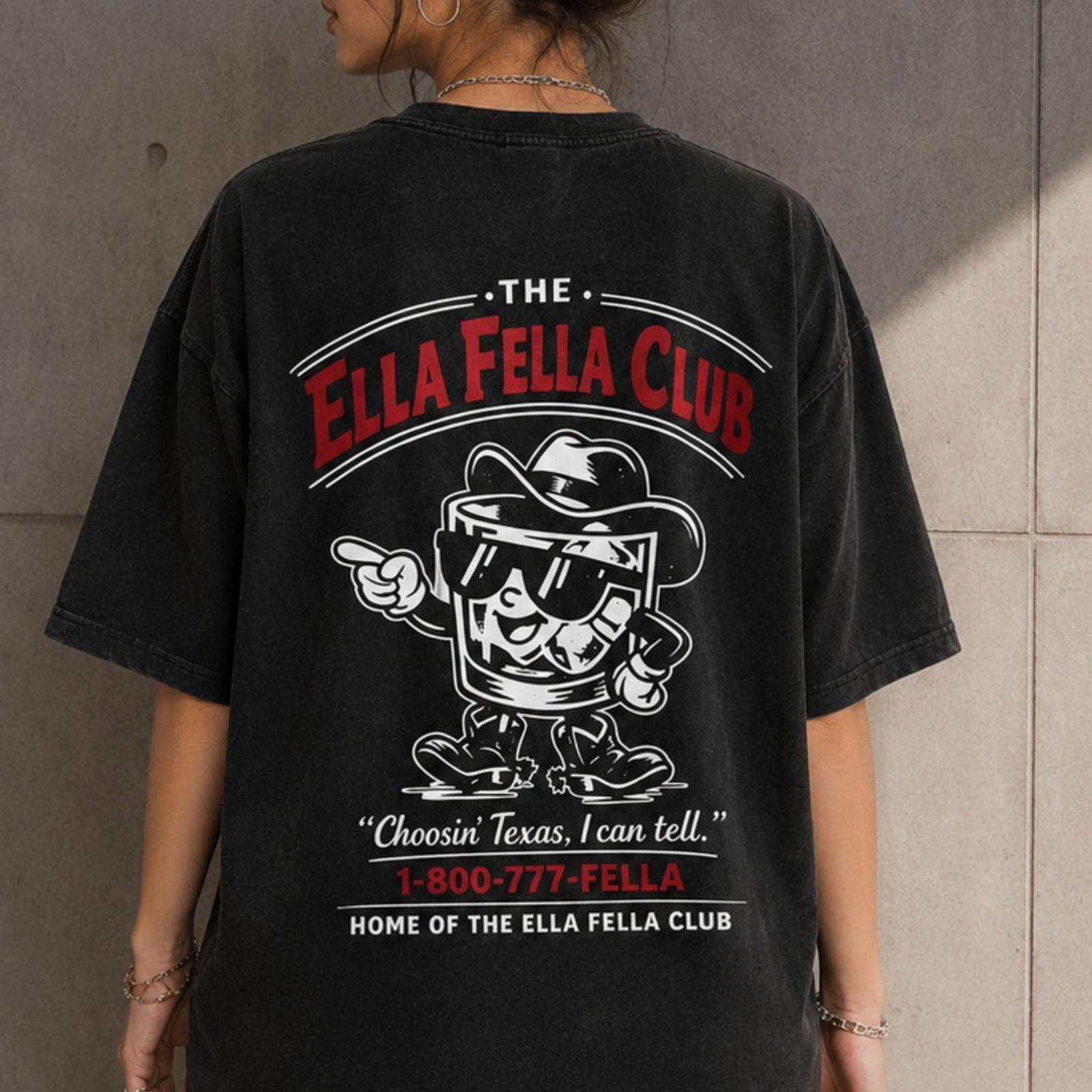 Ella Fella Club Shirt, Ella Langley Country Music Tee XXXXL