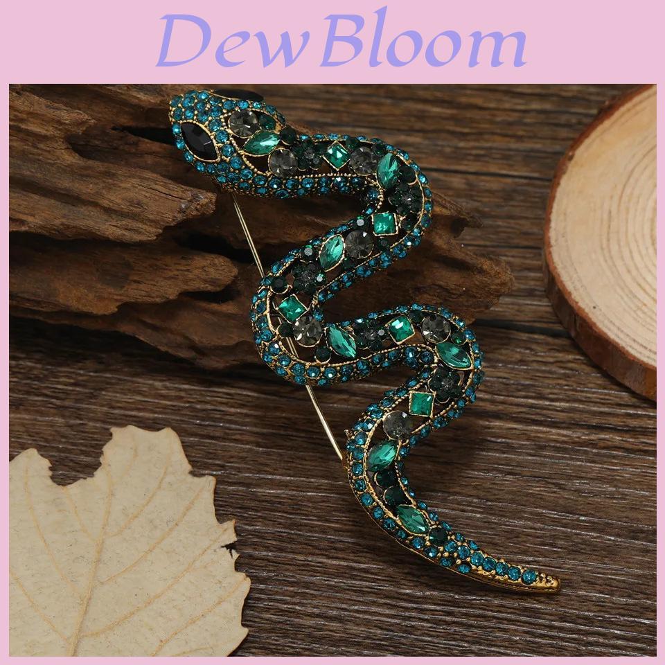 Animal Snake Brooch Pin With Electroplated Alloy Decorative Accessory For Men Women