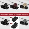 Am Auto montierter Brillenclip Aufbewahrung Auto magnetische geschlossene Brillentasche Auto Innenraum Sonnenbrillen Brillenetui