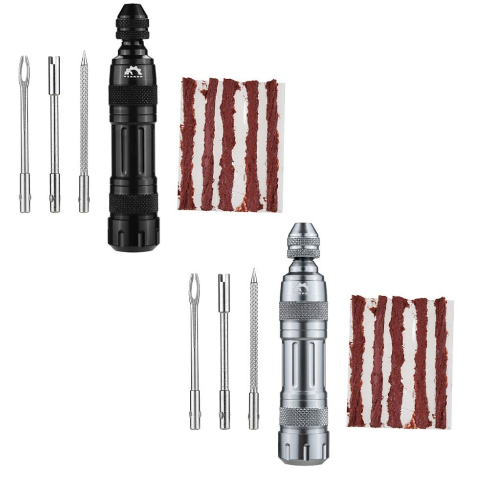 Aluminium Alloy Tire Repair Kit 3 Types Drilling Bits Tire Plug Kit Tire Patch Kit  Cycling Trips