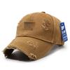Distressed Baseball Cap Women Unisex Trendy Embroidered Letter Sun Visor Dad Hat