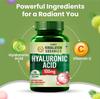 Vlado’s Himalayan Organics Hyaluronic Acid 100 mg Capsules For Skin Hydration Joint Support Supplement 90 Veg Capsules