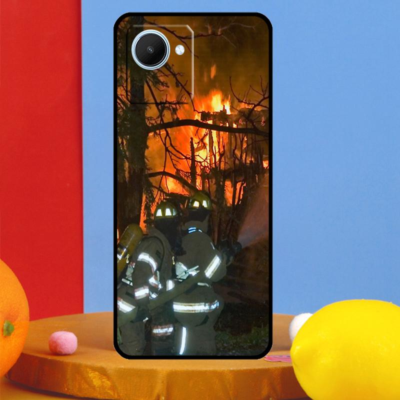 Feuerwehrmann Helden Feuerwehrmann Für Realme GT7 Pro GT6 10 11 12 13 14 15 Pro Plus C55 C67 C63 C61 C53 C35 C65 C75 C71 Hülle